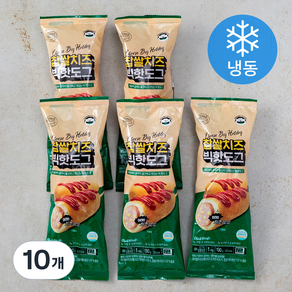 푸딩팩토리 찹쌀치즈 빅핫도그 (냉동), 130g, 10개