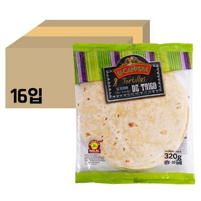 라카나스타 밀 또띠야 20cm, 320g, 16개