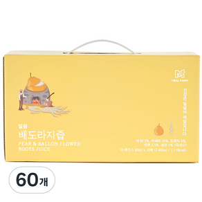 밀팜 배도라지 순수 착즙, 60개, 80ml