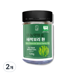 빛가람 무농약원료 새싹보리 환, 2개, 120g