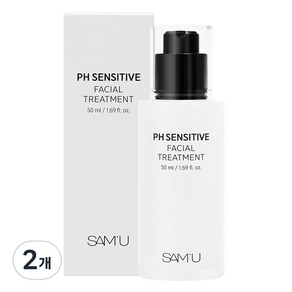 쌔뮤 PH 센서티브 페이셜 트리트먼트, 50ml, 2개