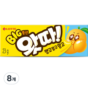 왓따 맹고 말고 망고 껌, 8개, 23g