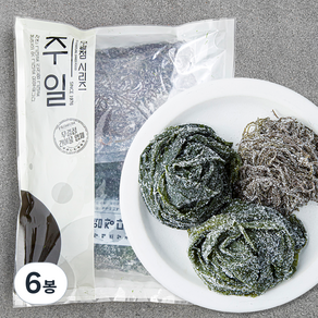 주일 무결점 오독오독 쌈해초 쌈다시마 + 곰피 + 꼬시래기, 200g, 6봉