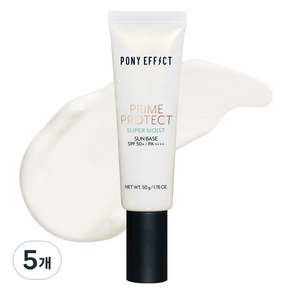 포니이펙트 프라임 프로텍트 슈퍼 모이스트 선크림 SPF50+ PA++++, 50g, 5개