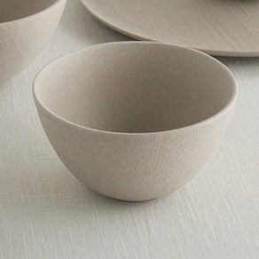 네오플램 국산 밀란 도자기 밥공기 보울, 베이지, 1개
