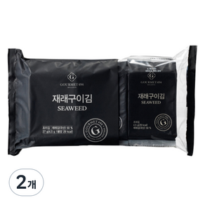 갤러리아 고메이494 재래구이 도시락김 6p, 27g, 2개