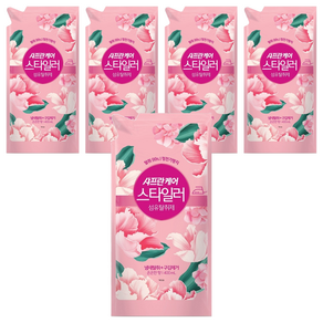 샤프란케어 스타일러 섬유탈취제 은은한향 리필, 400ml, 5개