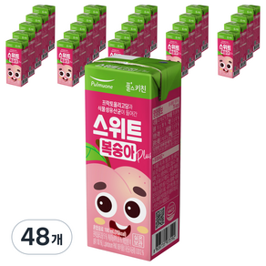 풀스키친 스위트 복숭아 플러스 음료, 190ml, 48개