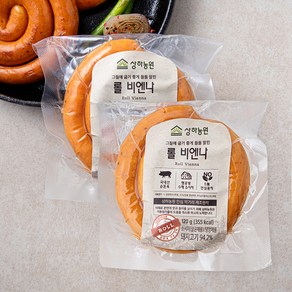 상하농원 롤 비엔나 소시지, 120g, 2입