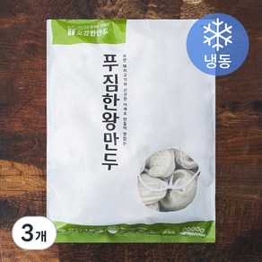 한만두 푸짐한 왕만두 (냉동), 1.4kg, 3개