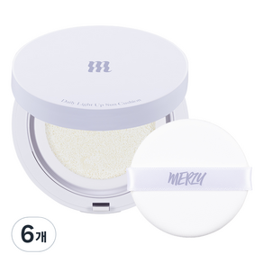 머지 데일리 라이트 업 선쿠션 SPF50+ PA++++, 12ml, 12g, 6개