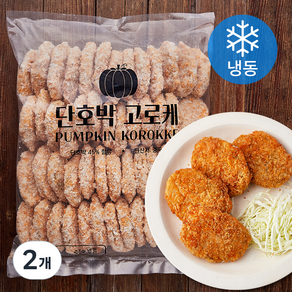 농우 단호박 고로케 50개입 (냉동), 2.5kg, 2개