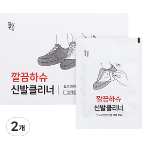 일상공감 깔끔하슈 신발 클리너 25p, 2개