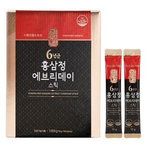진담인 6년근 홍삼정 에브리데이 스틱 100p, 100회분, 1개
