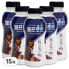 웰프로틴 초코, 40g, 15개