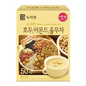 녹차원 고소한 호두아몬드율무차, 18g, 50개입, 1개