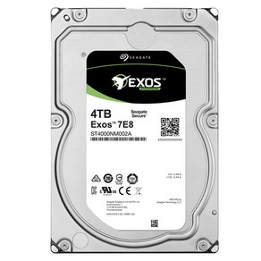 씨게이트 Exos 7E8 7200 256M HDD, ST4000NM002A, 4TB