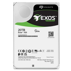 씨게이트 Exos X20 HDD, ST20000NM007D, 20TB