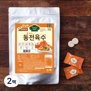 한닢쿡 홍게야 동전육수, 120g, 2팩