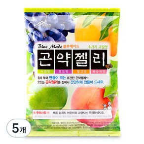 밀양한천 블루메이드 곤약젤리 믹스, 242g, 5개