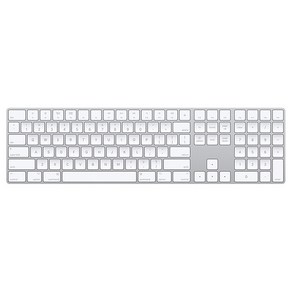 Apple 정품 매직 키보드 WITH NUMERIC KEYPAD, 실버, MQ052KE/A, 영어