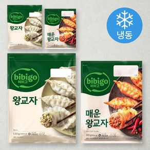 비비고 왕교자 1.05KG 2P + 매운 왕교자 385g 2P (냉동), 1세트