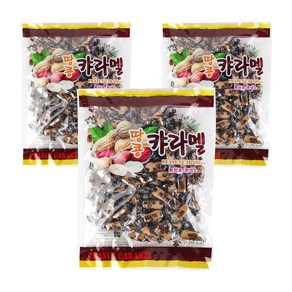 옛날 땅콩캬라멜, 550g, 3개