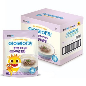 집으로 ON 어린이 한우곰탕, 200g, 5개