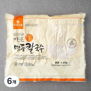 마포식품 생 명동칼국수 7인분, 1.4kg, 6개