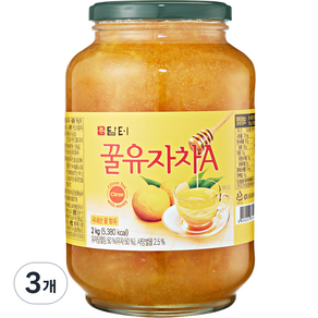 담터 꿀유자차A, 2kg, 1개입, 3개