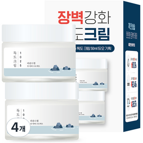 라운드랩 1025 독도 크림, 50ml, 4개