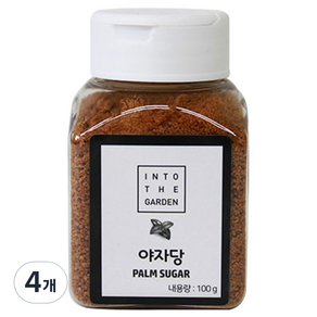 딜리셔스마켓 천연설탕 팜슈거 야자당, 100g, 4개