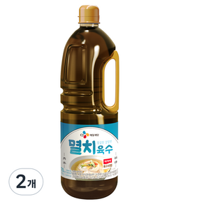 다시다 CJ제일제당 멸치육수, 2개, 1.8L