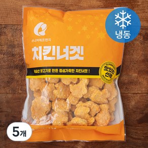 마니커에프앤지 치킨너겟 (냉동), 1kg, 5개