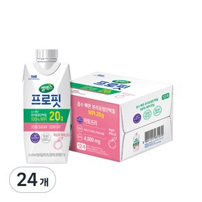 셀렉스 프로핏 단백질 드링크 복숭아, 330ml, 24개