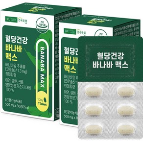 건국유업 혈당건강 바나바 맥스 15g, 2개