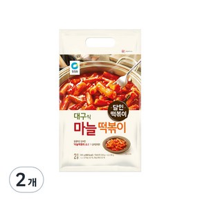 청정원 마늘 떡볶이, 380g, 2개