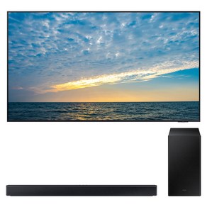 삼성전자 4K UHD Neo QLED TV + 사운드바 세트, 163cm(65인치), KQ65QND83BFXKR, 벽걸이형 X HW-C450 (사운드바), 방문설치