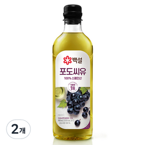 백설 포도씨유, 900ml, 2개