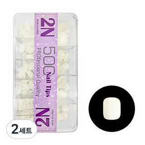 엘비아 패디 팁 10종 x 50p, 내추럴, 2세트