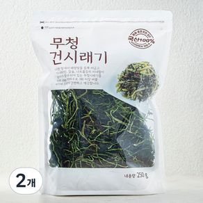 산들 무청 건시래기, 250g, 2개