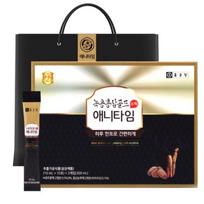 종근당 녹용홍삼 애니타임 골드, 30포, 300ml, 1개