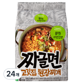 풀무원 짜글면 고깃집 된장찌개 116g