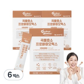 비타민마을 퍼펙트바이오틱스 곡물효소 프로바이오틱스, 30회분, 3g, 6박스