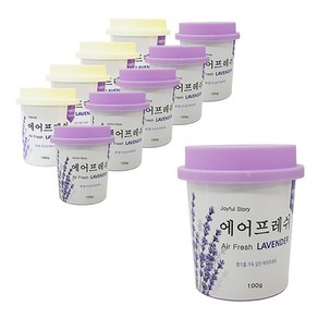 ABM 에어프레쉬 방향제 라벤더, 100g, 10개