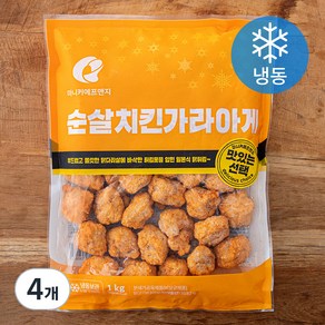 마니커에프앤지 순살치킨가라아게 (냉동), 1kg, 4개