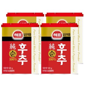 해표 순후추, 100g, 4개