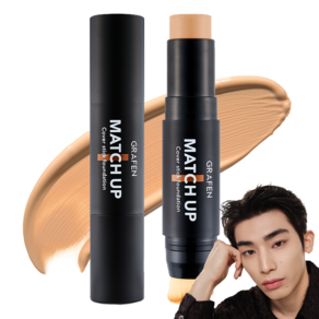 그라펜 매치업 커버 스틱 파운데이션 12g SPF50+ PA++++, 23호 샌드, 1개