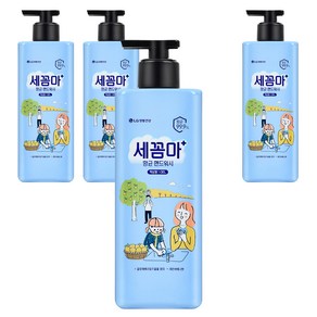 온더바디 세꼼마 항균 핸드워시 젤타입 레몬 버베나향, 480ml, 4개