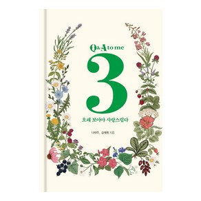 Q&A to me: 오래 보아야 사랑스럽다 3, 나태주 김예원, 자화상